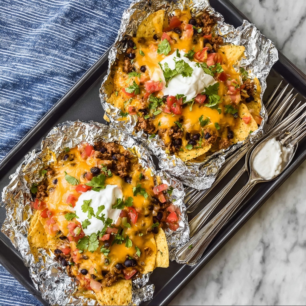 Foil Packet Nachos Recipe - Recipe Image