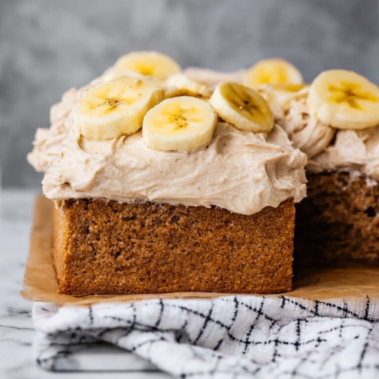 Banana Cake with Kahlua Whipped Cream Recipe