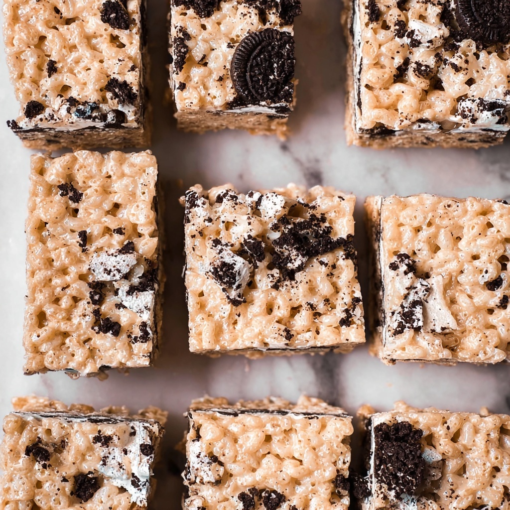 Oreo Rice Krispie Treats Recipe - Recipe Image