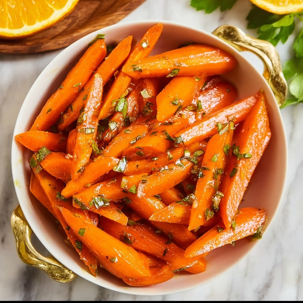 Sauteed Carrots with Garlic, Thyme, and Chicken Broth Recipe - Recipe Image