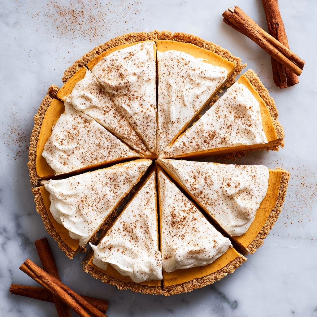 No Bake Pumpkin Pie Cheesecake Recipe - Recipe Image