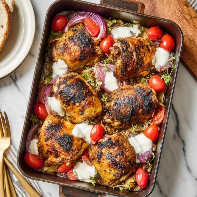 Balsamic Glazed Mediterranean Chicken Bake Recipe