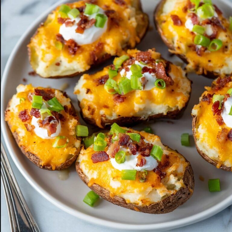 Air Fryer Twice Baked Potatoes Recipe