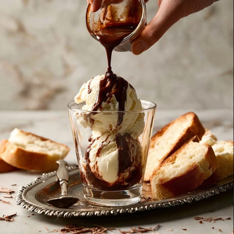 Affogato with Espresso and Liquor Recipe