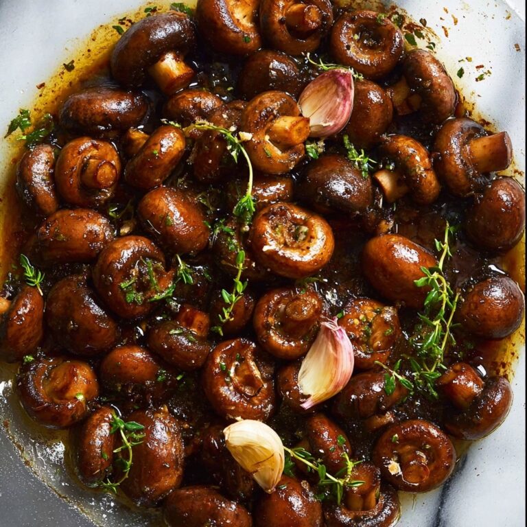 Balsamic Marinated Mushrooms Recipe