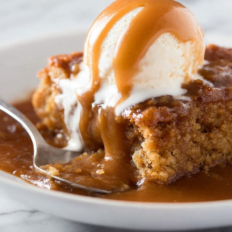 Self Saucing Butterscotch Pudding Recipe