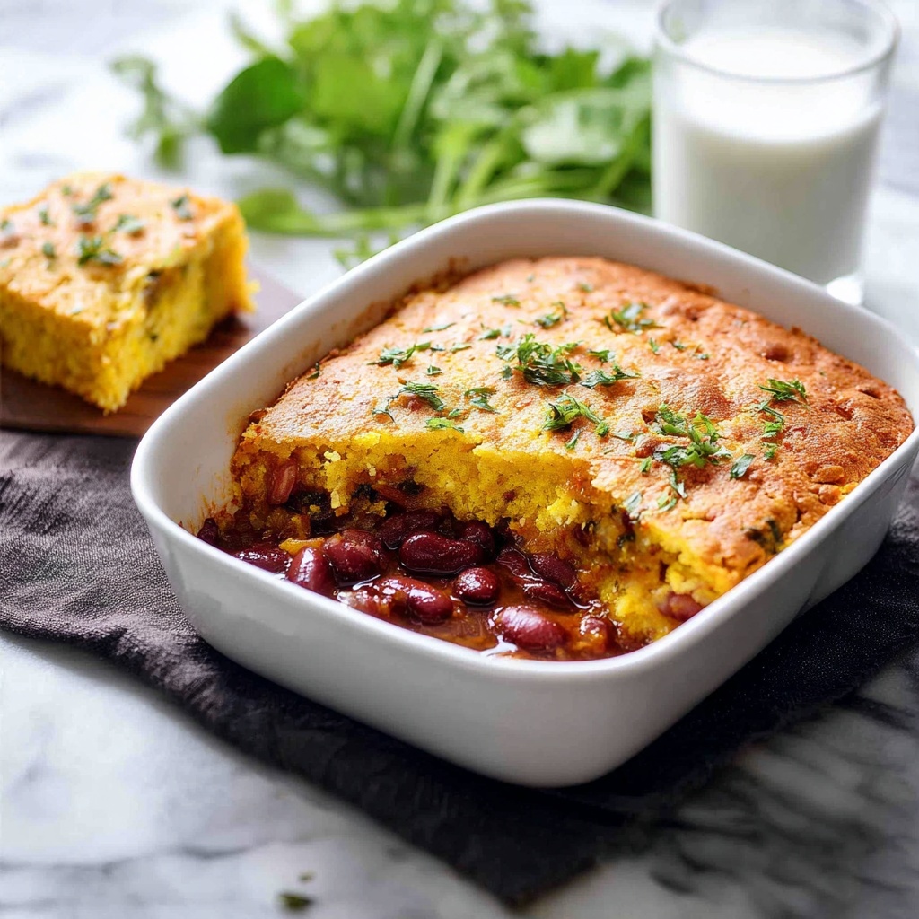 Chili Con Carne Corn Bread Pie Recipe - Recipe Image