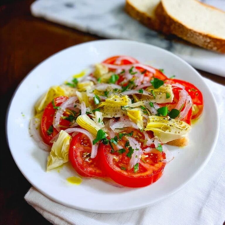 Tomato and Artichoke Salad with Capers Recipe