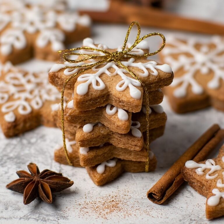 Gingerbread Snowflake Cookies Recipe