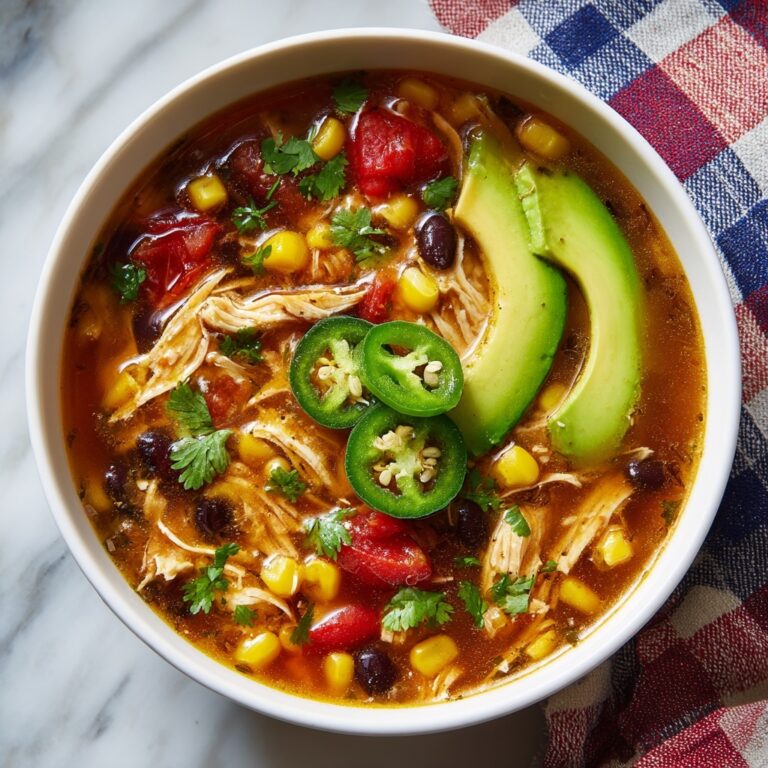 Spicy Mexican Chicken and Black Bean Soup Recipe