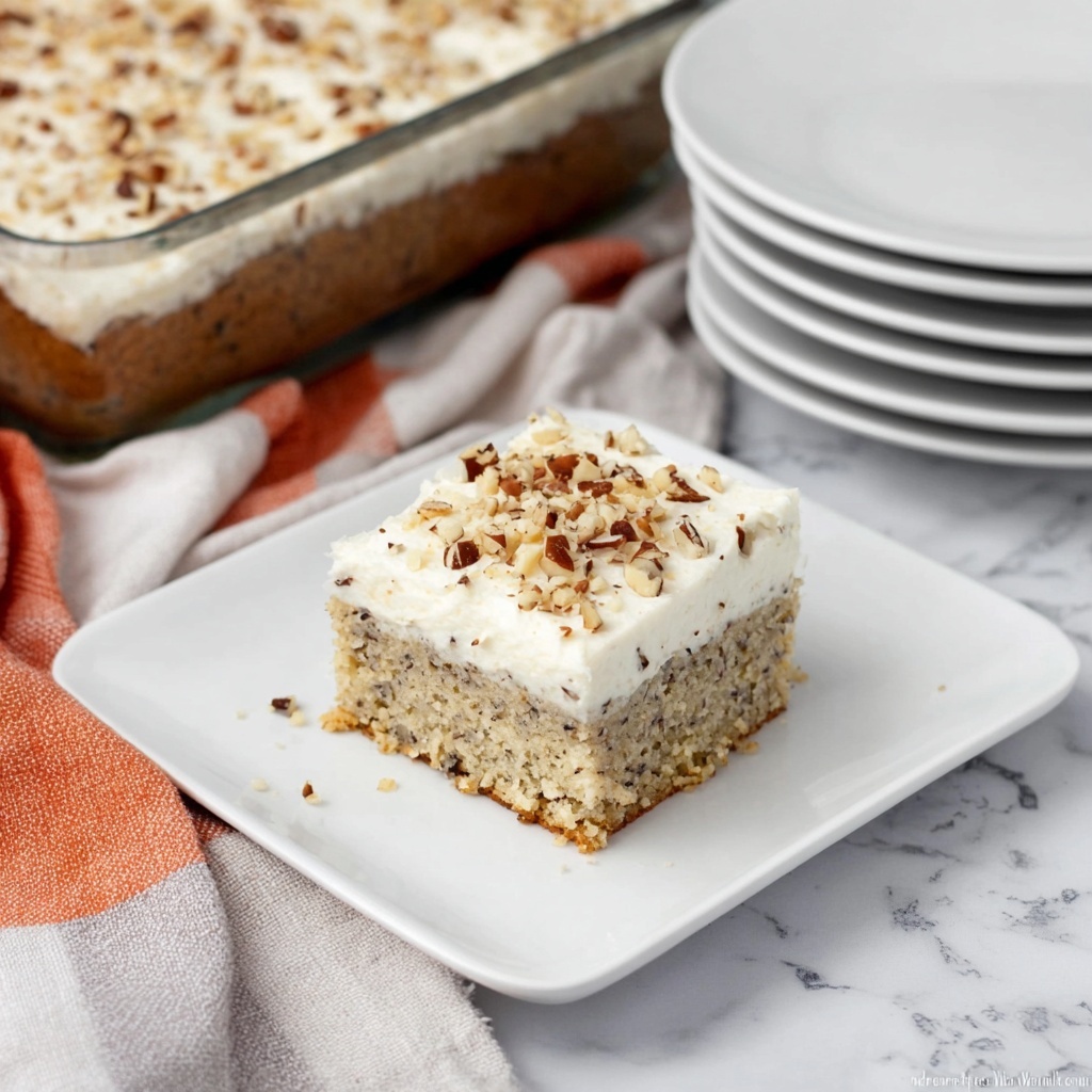 Italian Cream Sheet Cake Recipe - Recipe Image