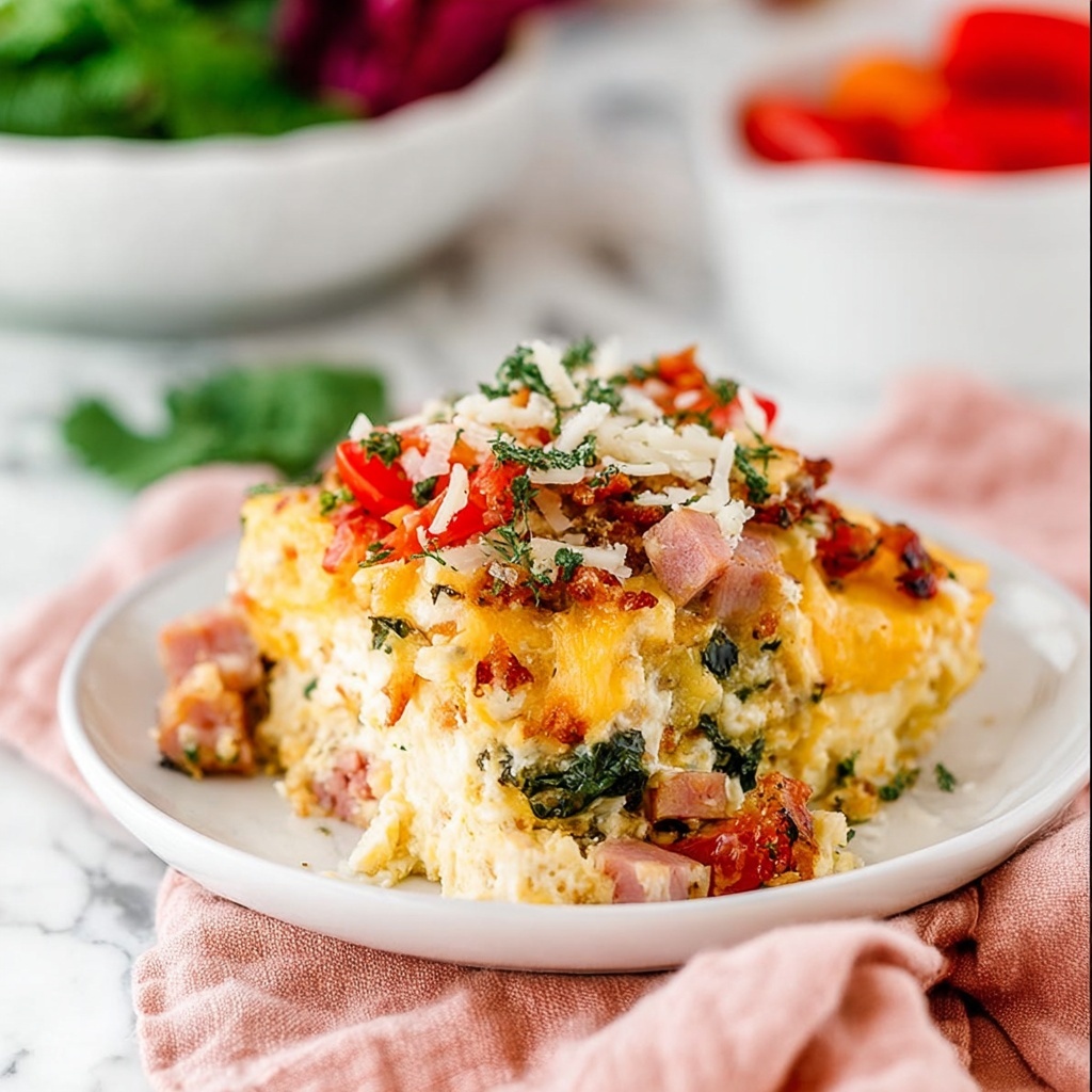 Easy Italian Breakfast Casserole Recipe - Recipe Image