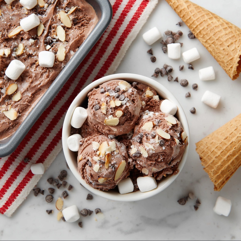 Rocky Road Ice Cream Recipe - Recipe Image