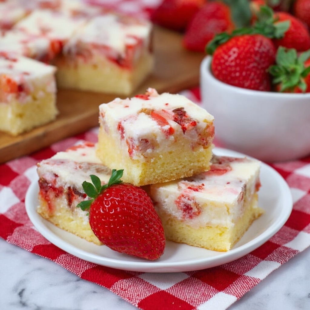Strawberry Lemon Bars Recipe - Recipe Image
