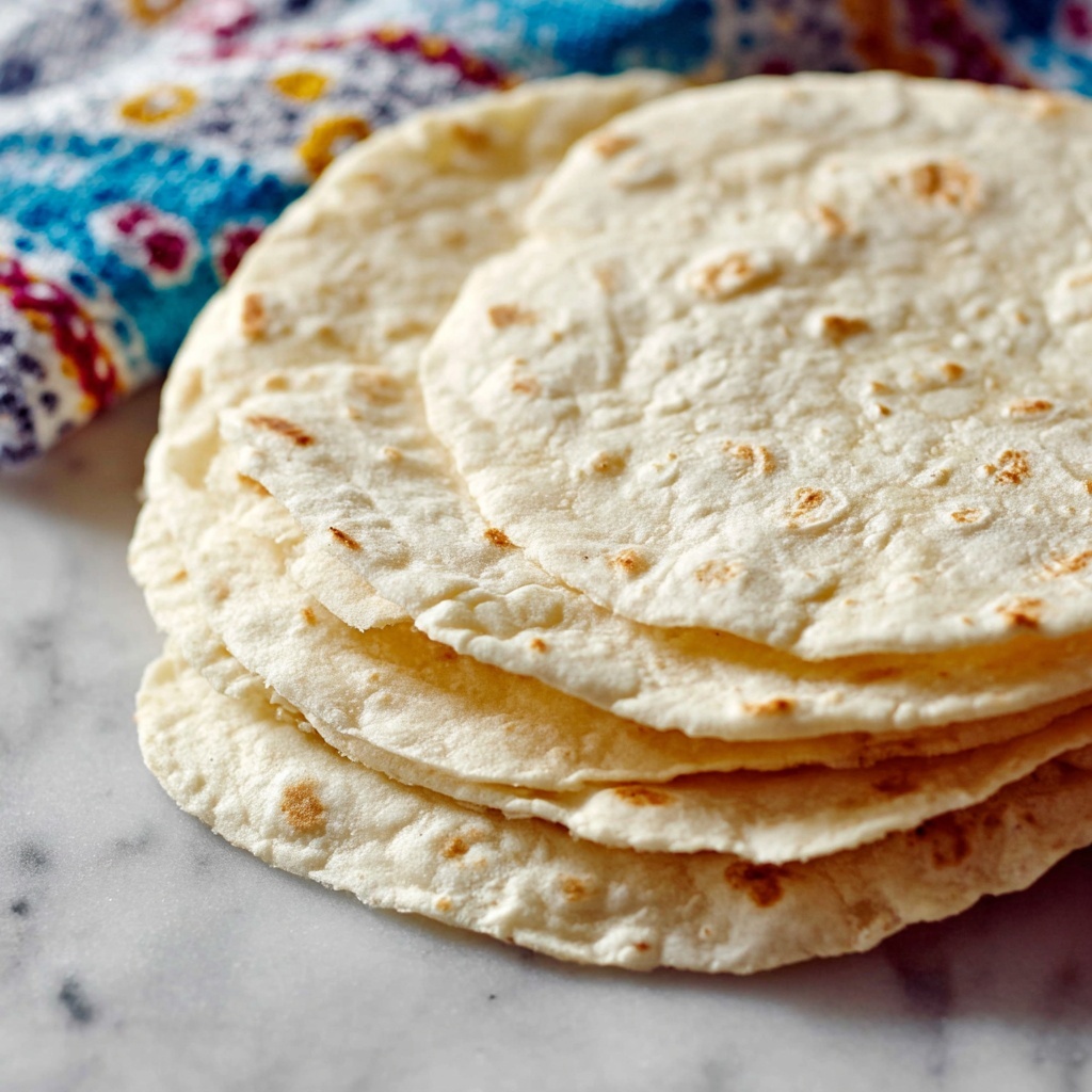 Homemade Flour Tortillas Recipe - Recipe Image