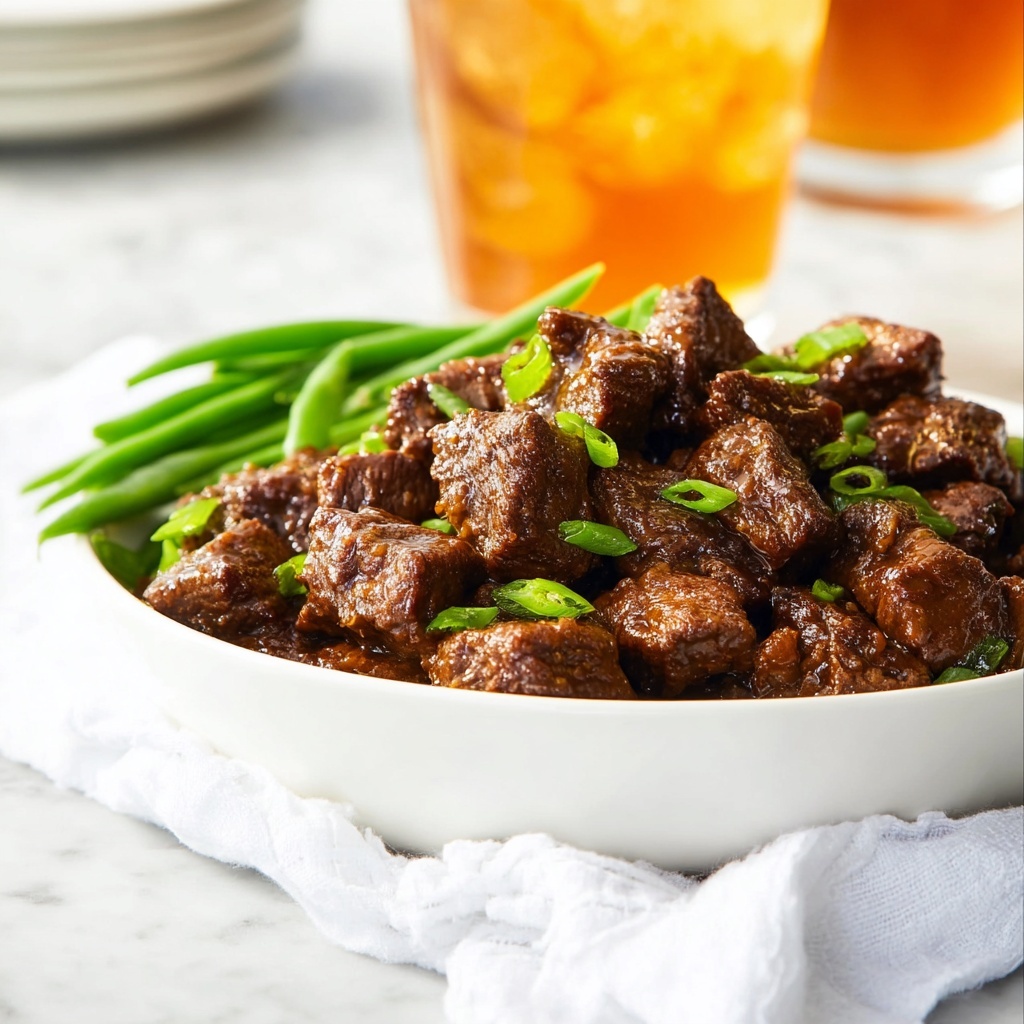 Honey Bourbon Steak Tips Recipe - Recipe Image