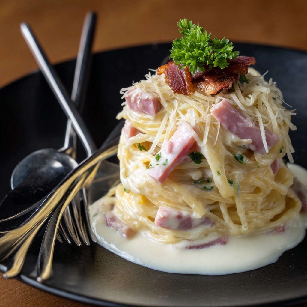 Classic Spaghetti Carbonara Recipe - Recipe Image