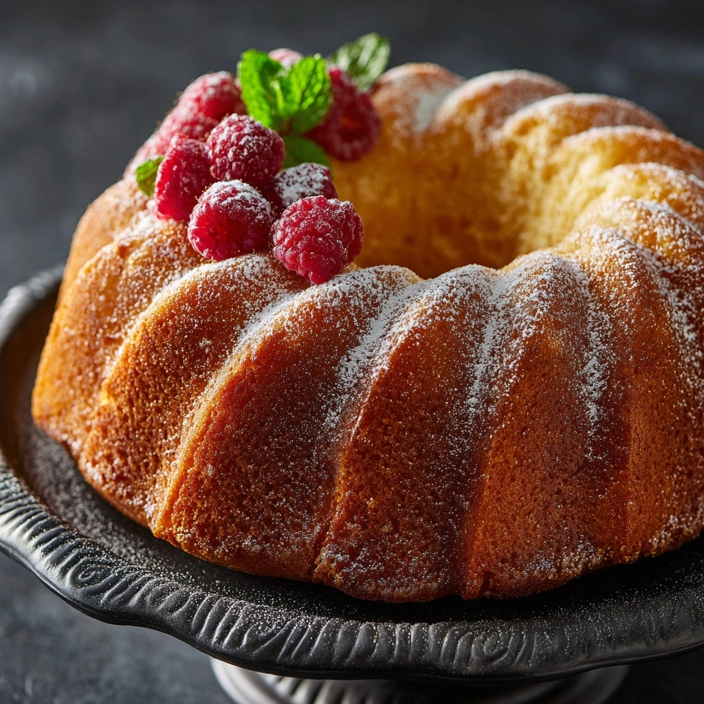 Million Dollar Pound Cake Recipe - Recipe Image