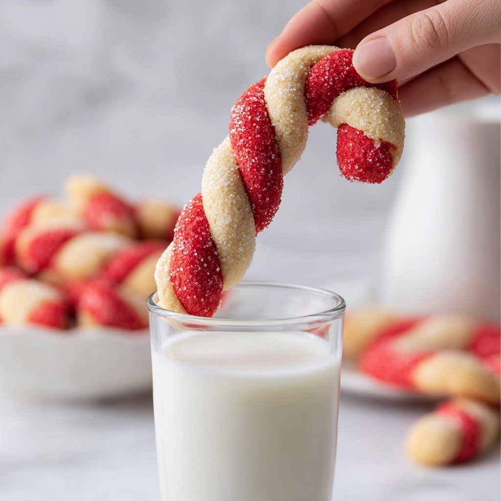 Candy Cane Cookies Recipe - Recipe Image