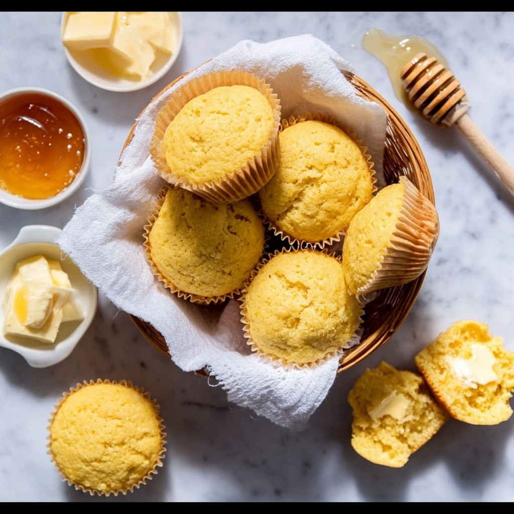 Honey Cornbread Muffins Recipe - Recipe Image