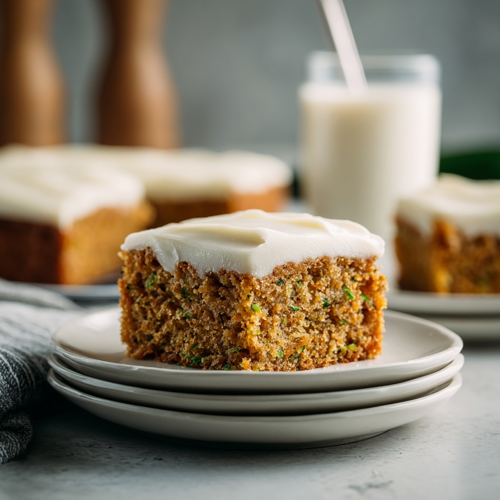 Zucchini Bars with Cream Cheese Frosting Recipe - Recipe Image