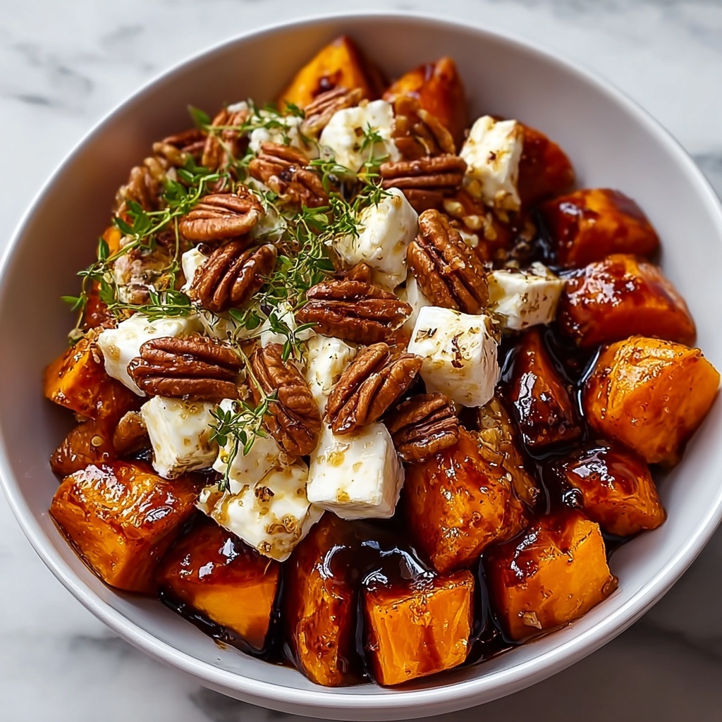 Irresistibly Sweet Walnut Maple Goat Cheese Sweet Potatoes Recipe - Recipe Image