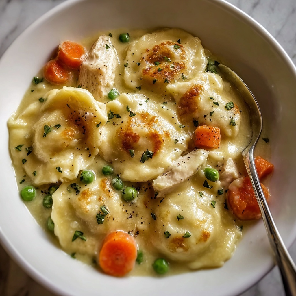 Cozy Slow Cooker Chicken Dumplings for Ultimate Comfort Recipe - Recipe Image