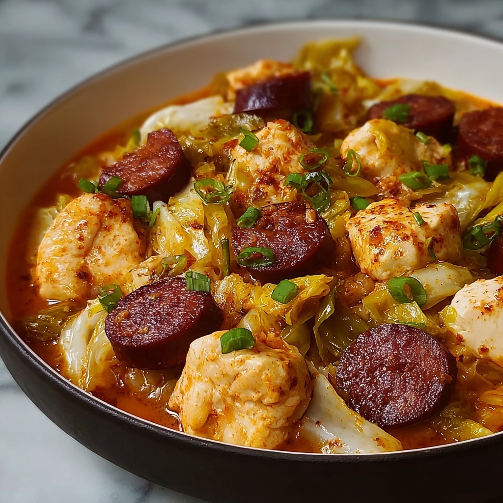 Irresistibly Bold Cajun Cabbage Jambalaya Dish You'll Love Recipe - Recipe Image