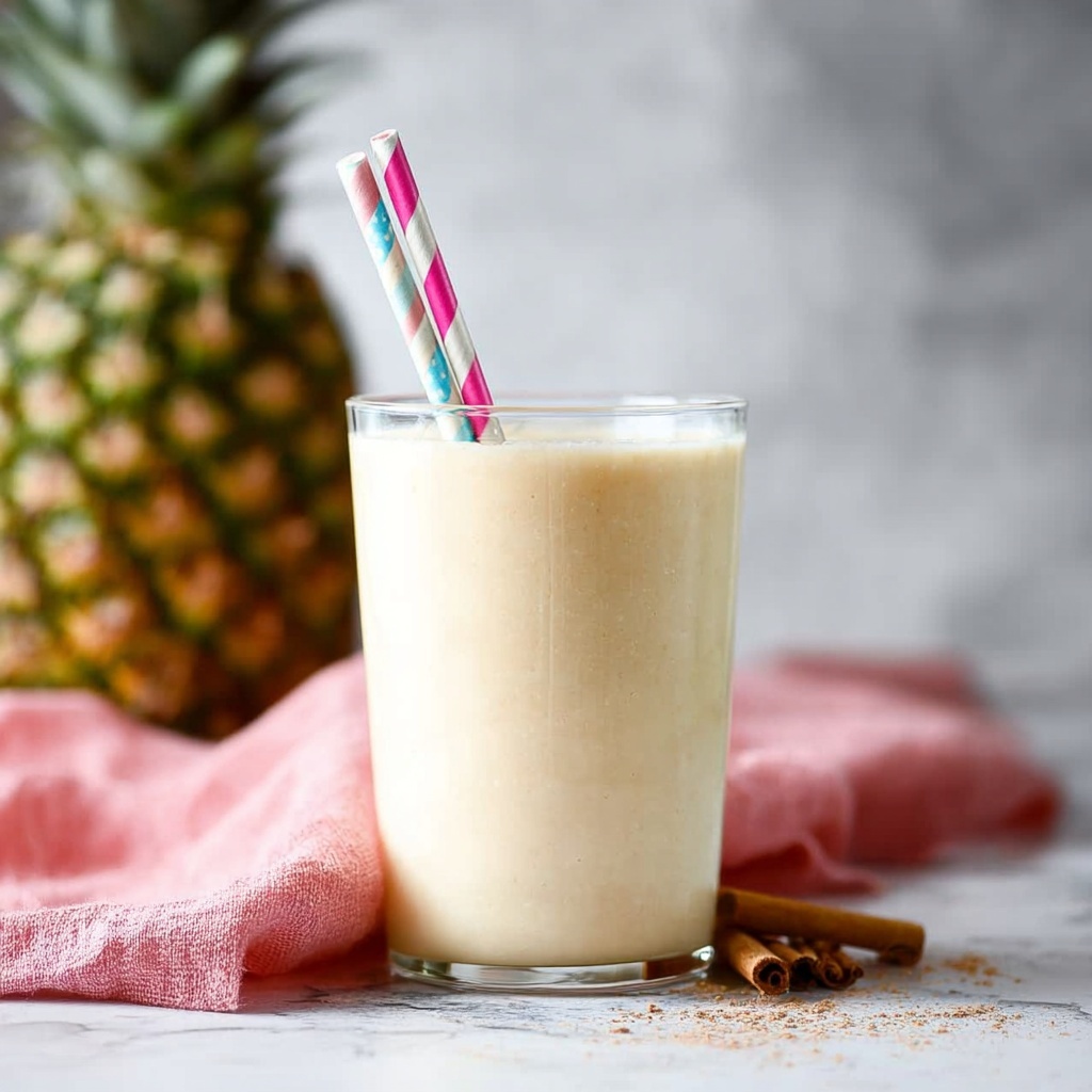 Creamy Piña Colada Smoothie Recipe - Recipe Image