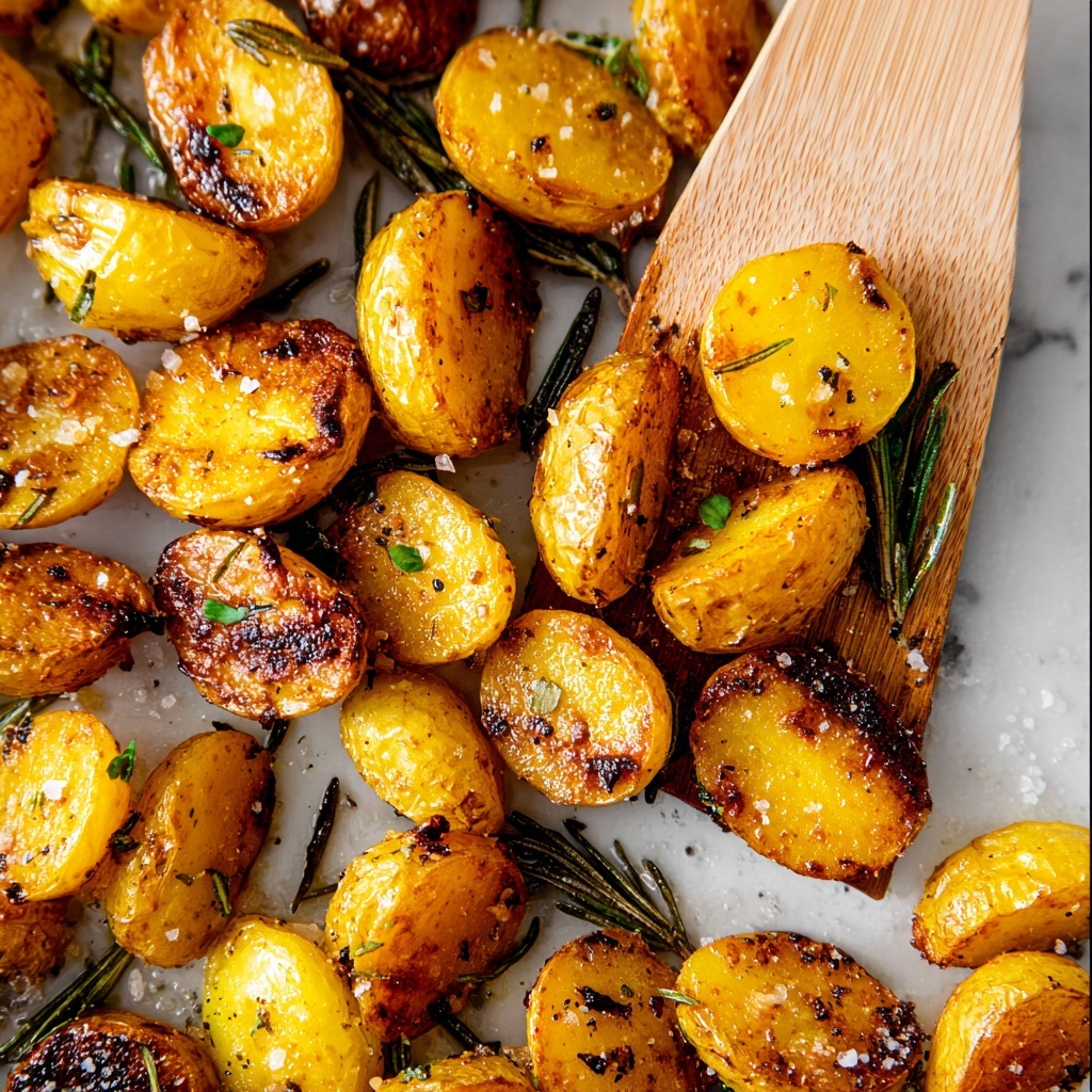 Roasted Baby Potatoes with Garlic, Paprika, and Fresh Herbs Recipe - Recipe Image