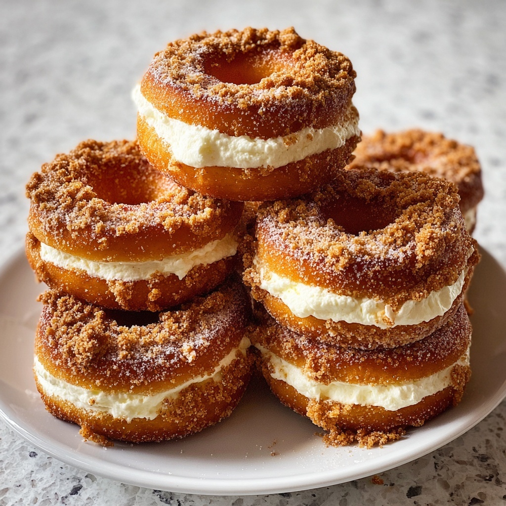 Pumpkin Cheesecake Donuts Recipe - Recipe Image