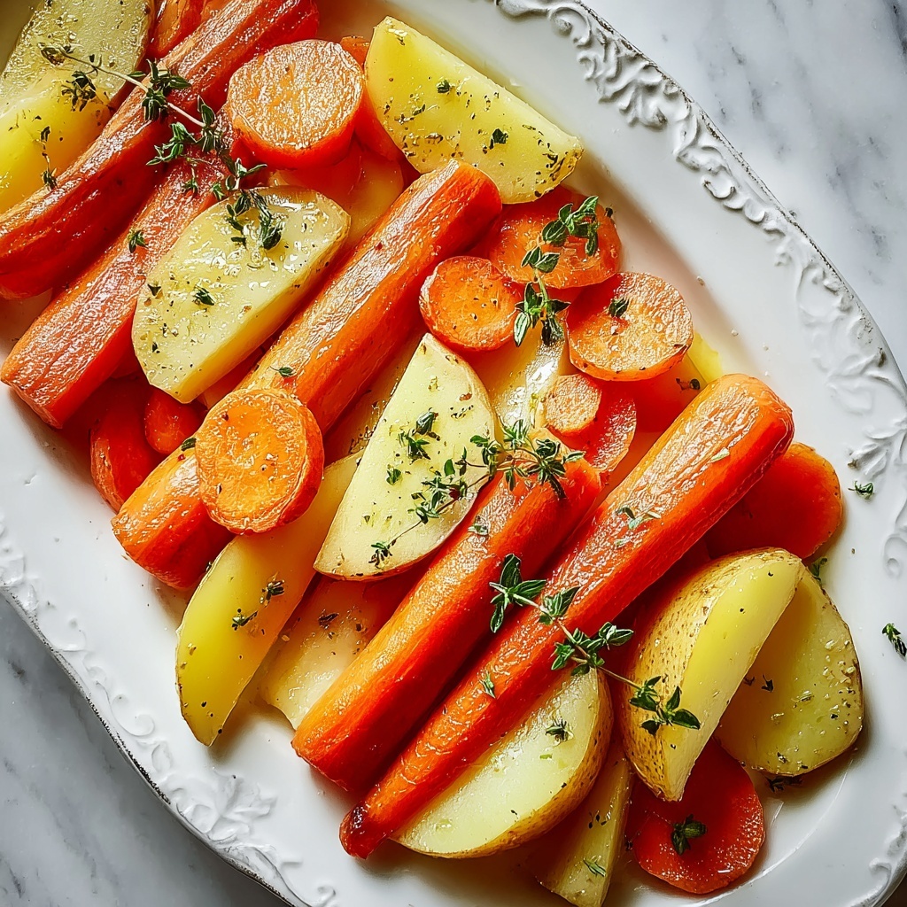 Maple Dijon Roasted Apples & Carrots Recipe - Recipe Image