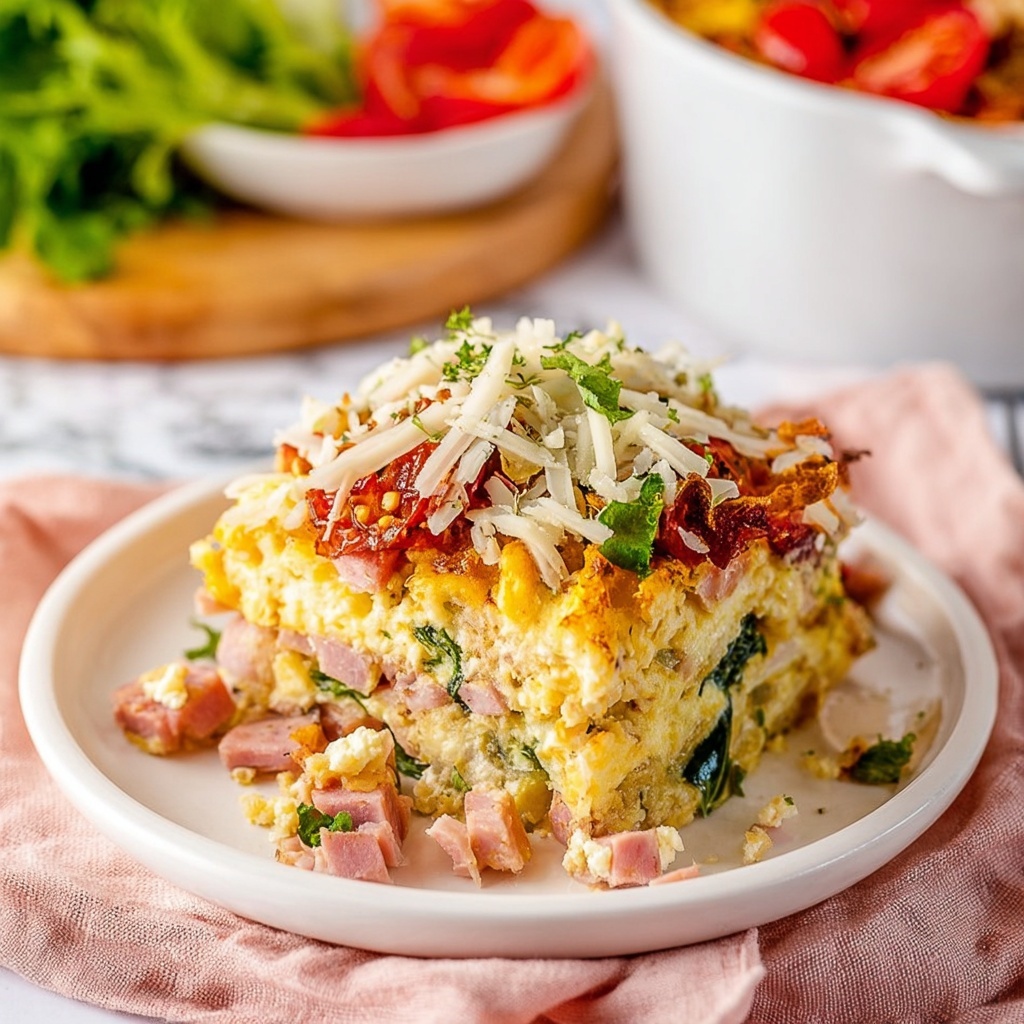 Easy Italian Breakfast Casserole Recipe - Recipe Image