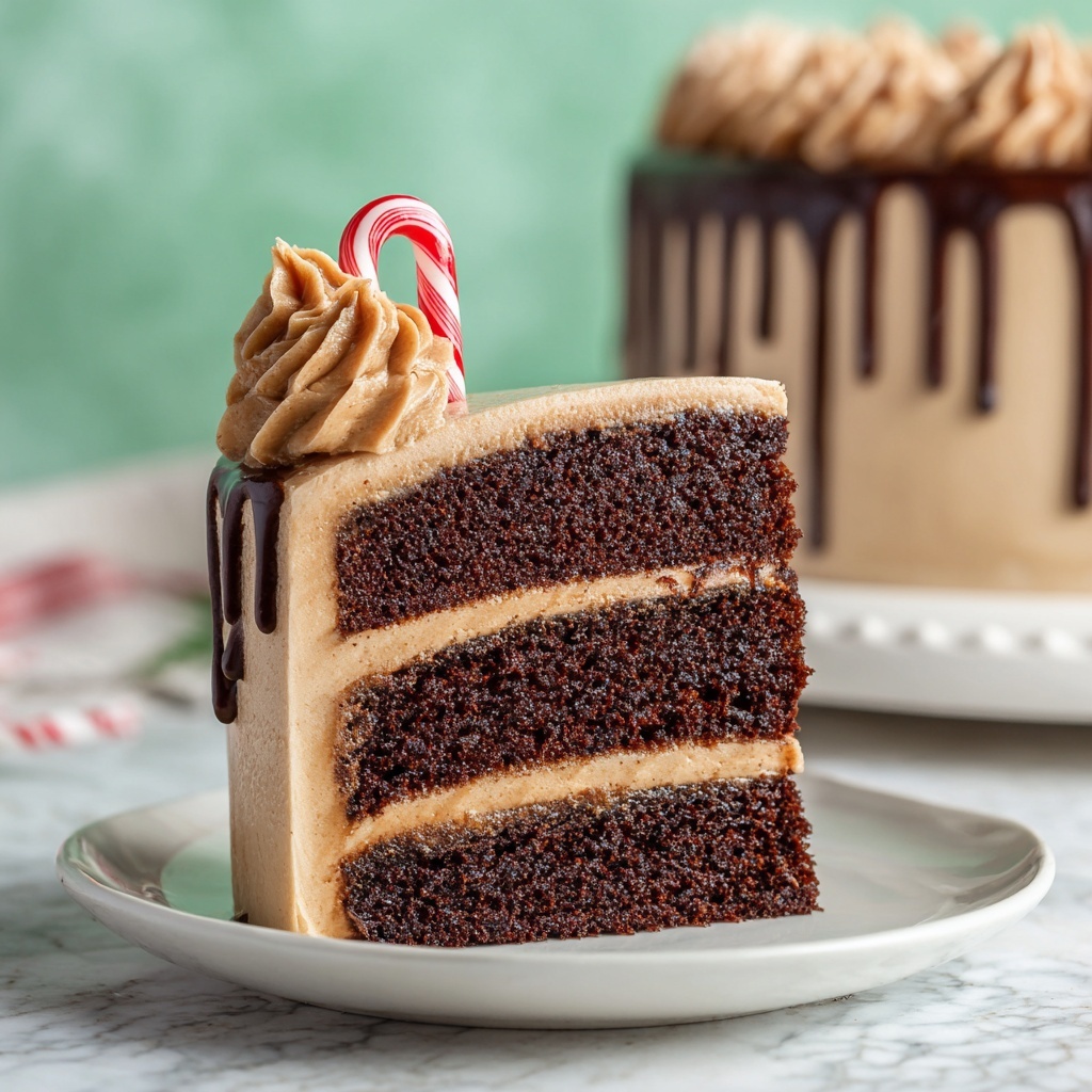 Chocolate Candy Cane Cake Recipe - Recipe Image