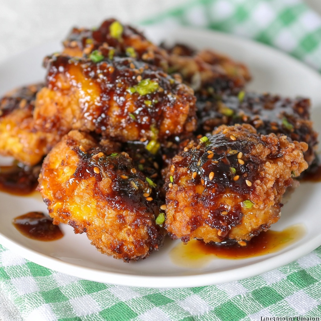 Air Fryer Korean BBQ Chicken Wings Recipe - Recipe Image