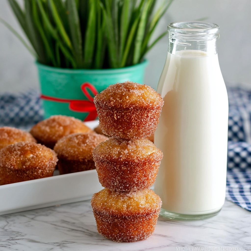 Cinnamon Sugar Donut Muffins Recipe - Recipe Image