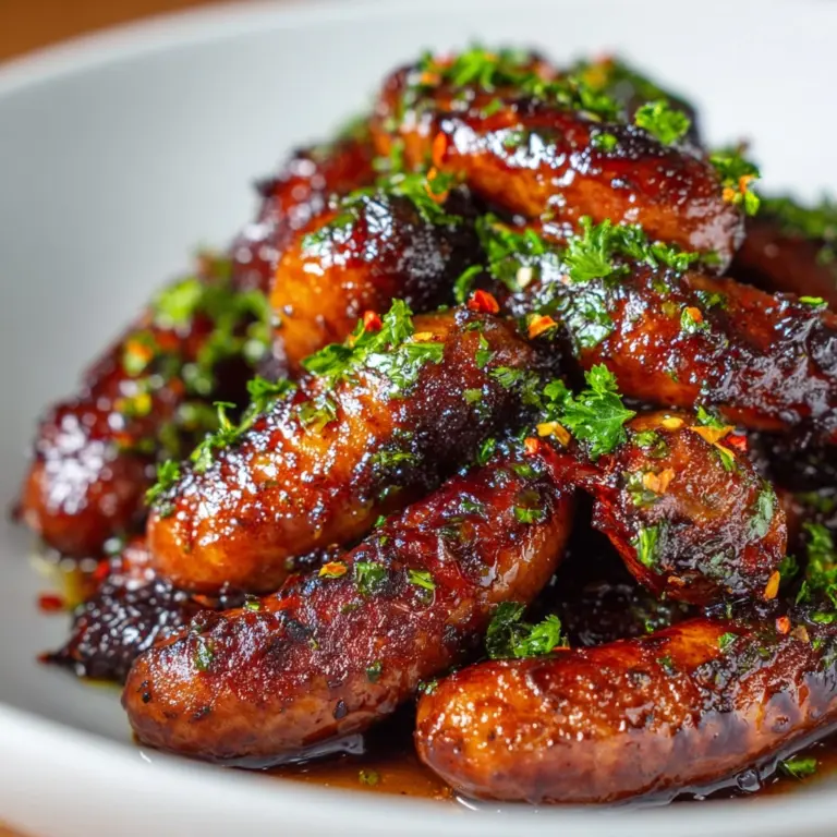 Sweet & Savory Honey Garlic Sausage Recipe