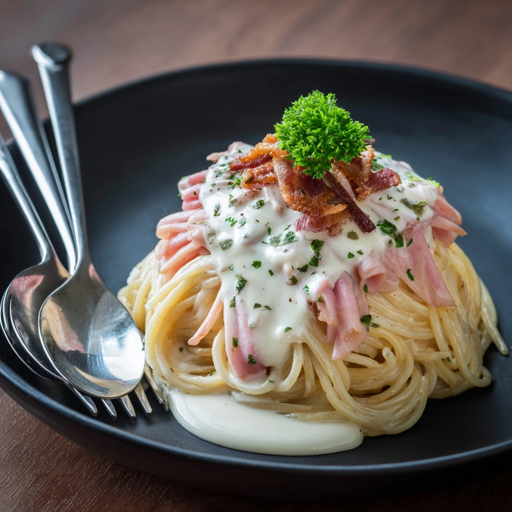 Classic Spaghetti Carbonara Recipe - Recipe Image