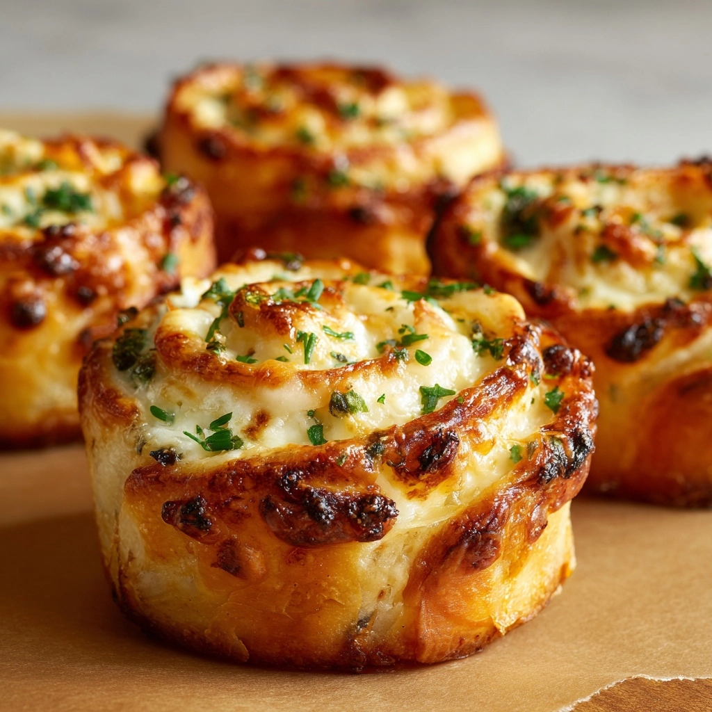 Cajun Blackened Chicken Alfredo Pizza Rolls Appetizer Recipe - Recipe Image