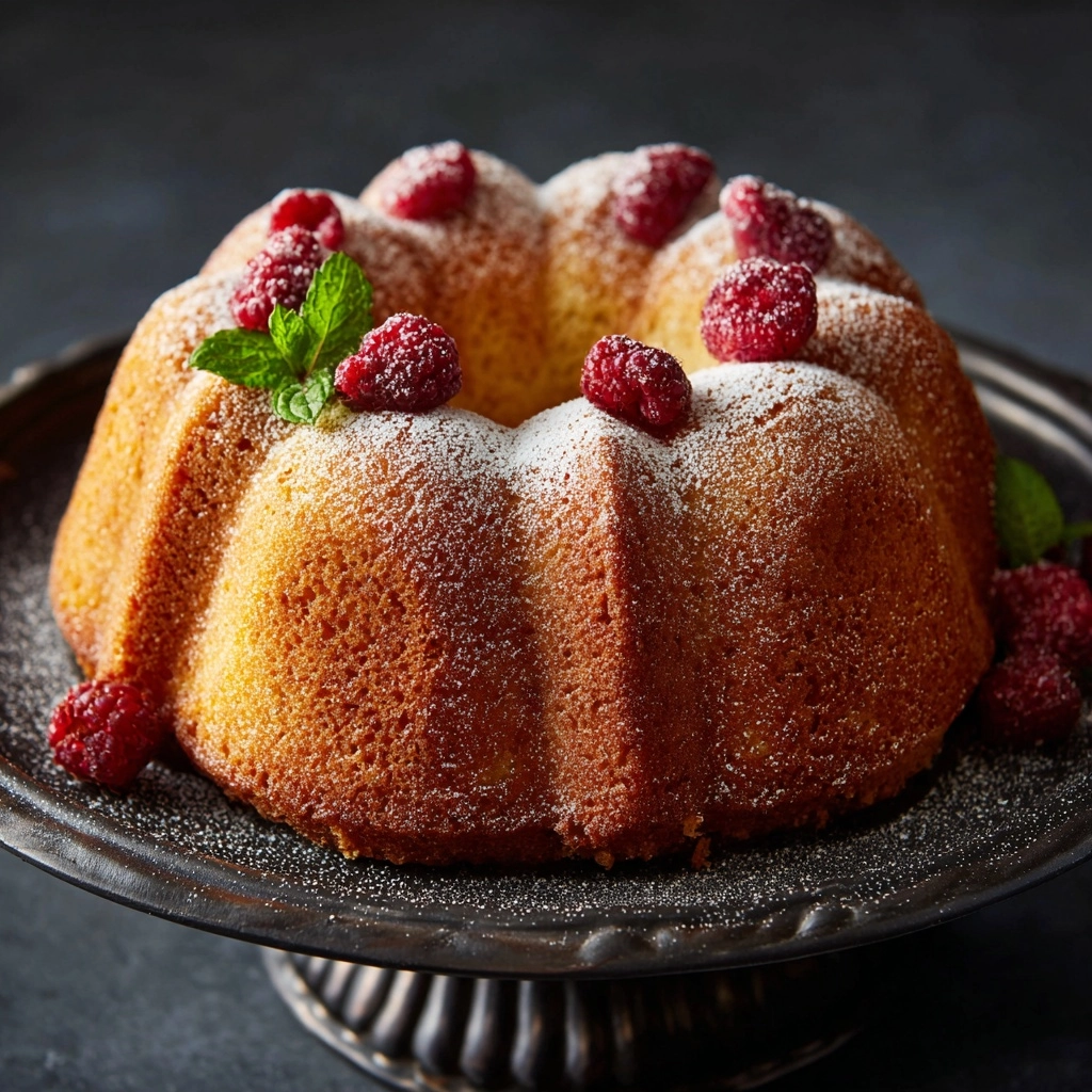 Million Dollar Pound Cake Recipe - Recipe Image
