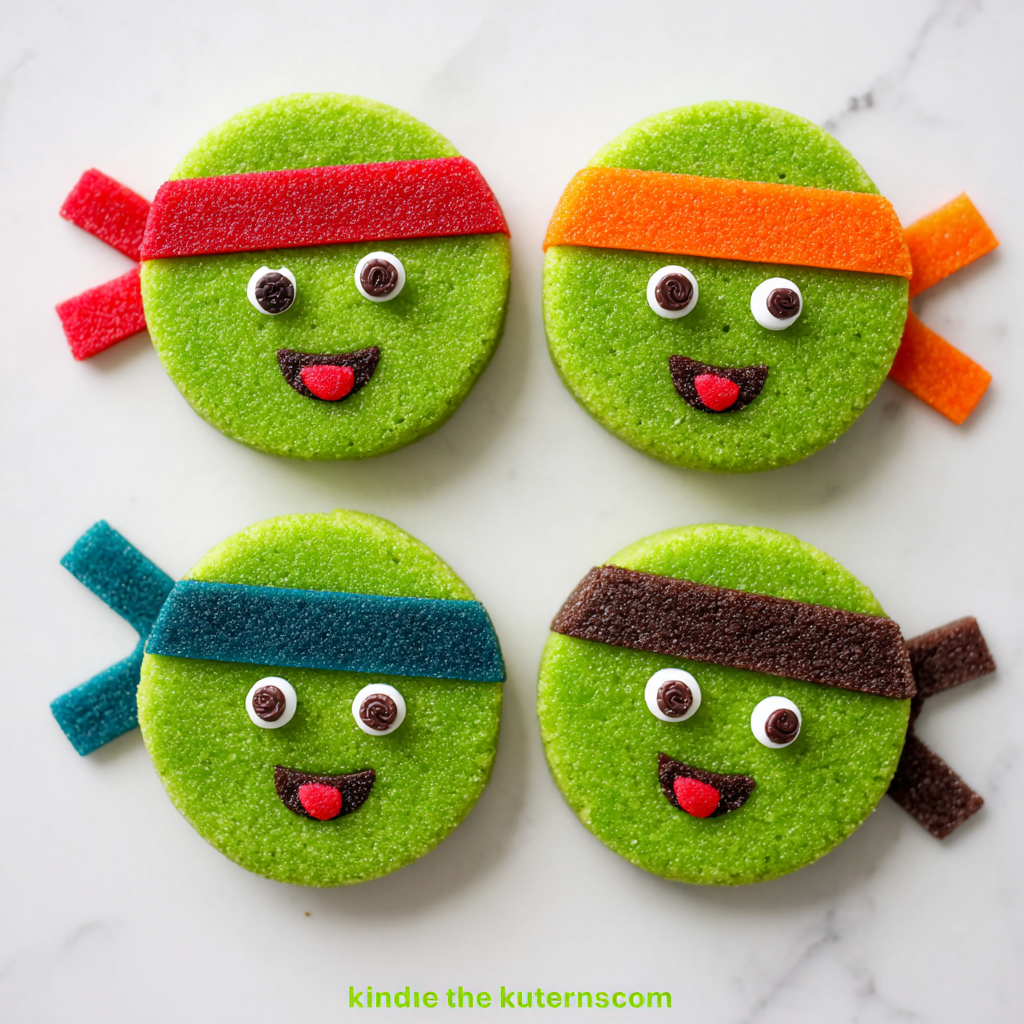 Teenage Mutant Ninja Turtle Cookies Recipe - Recipe Image