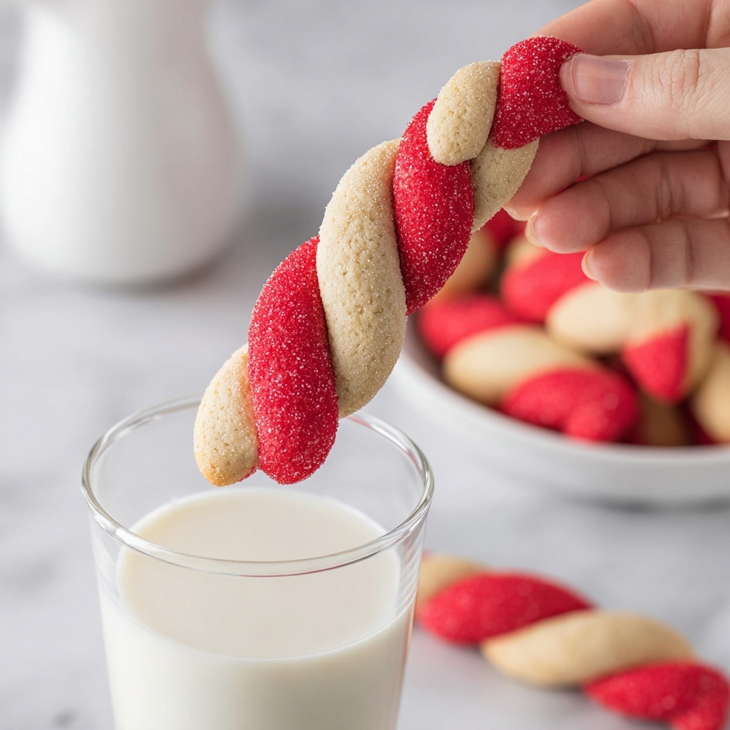 Candy Cane Cookies Recipe - Recipe Image