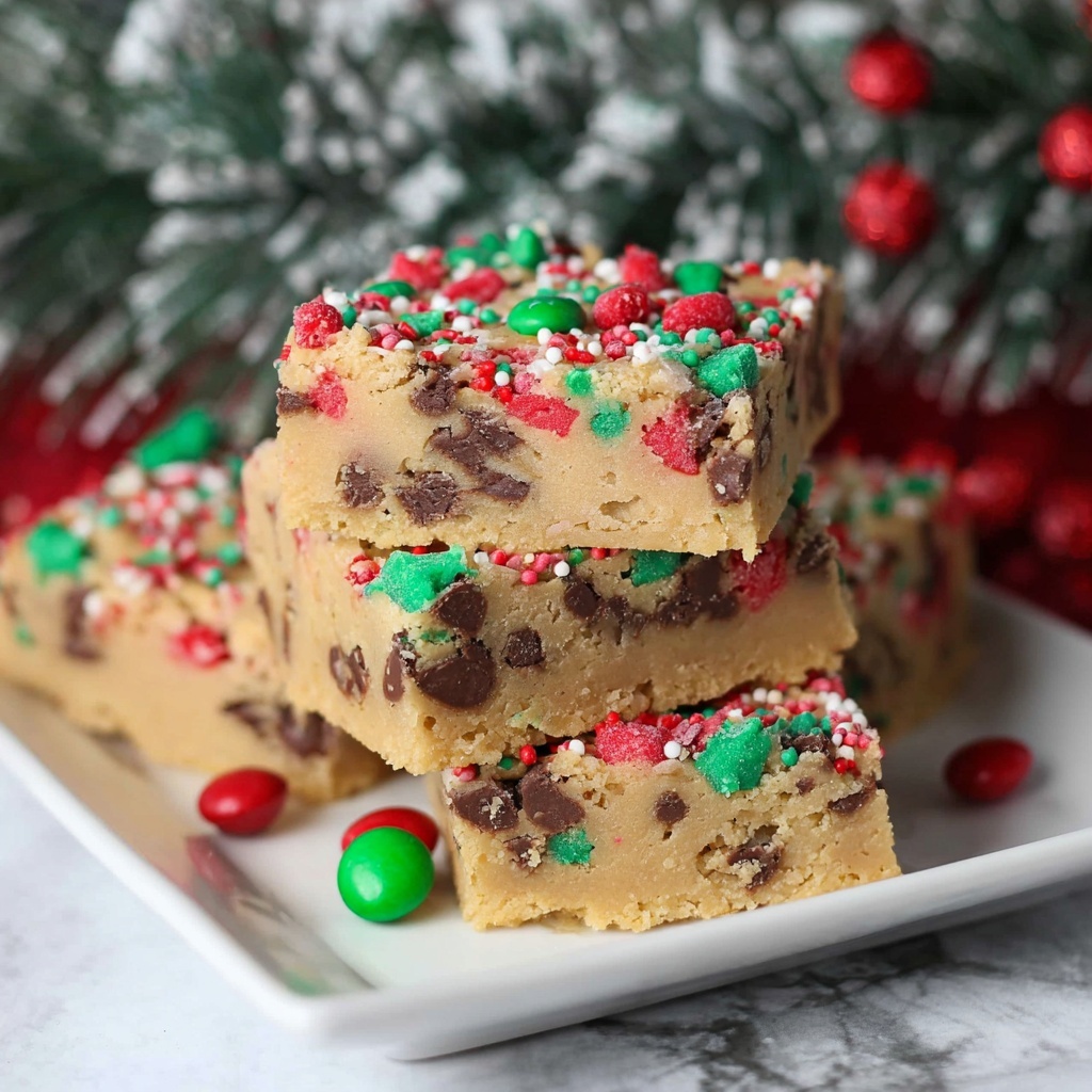 Christmas Cookie Bars Recipe - Recipe Image