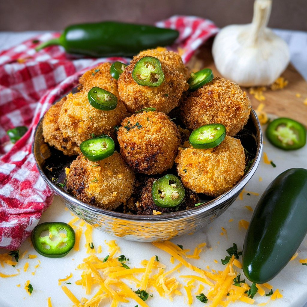 Air Fryer Jalapeño Popper Bites Recipe - Recipe Image