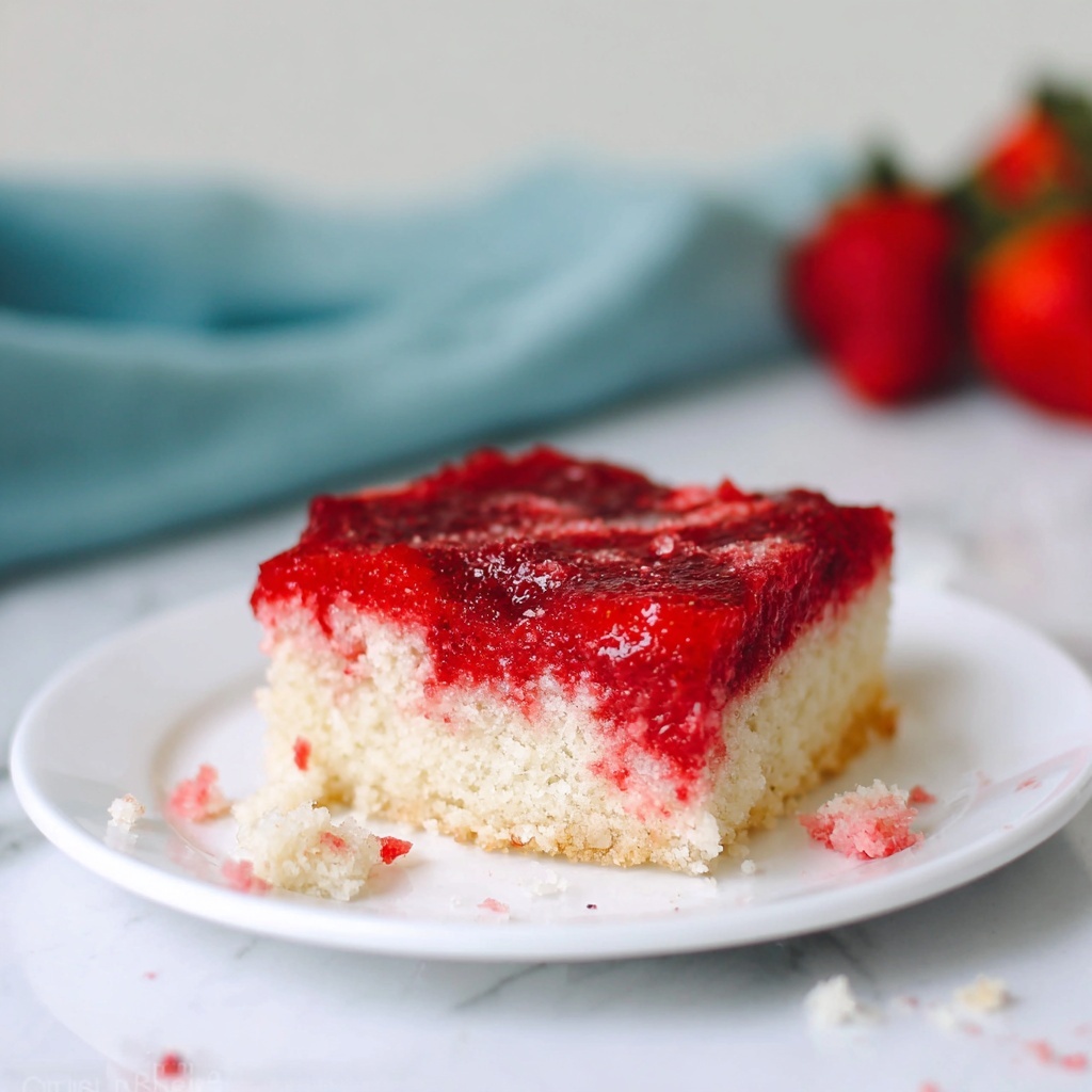 Strawberry Upside Down Cake Recipe - Recipe Image
