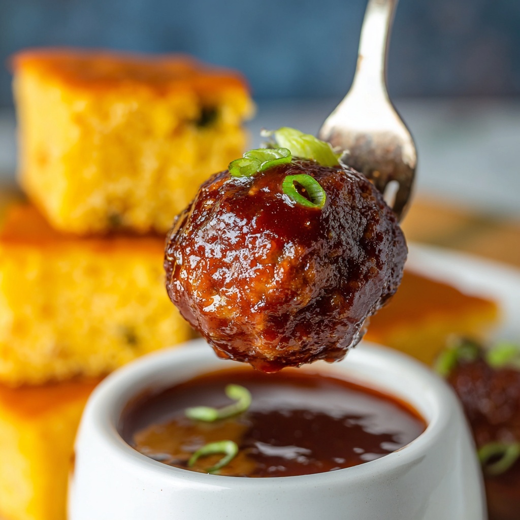 BBQ Glazed Meatballs Recipe - Recipe Image
