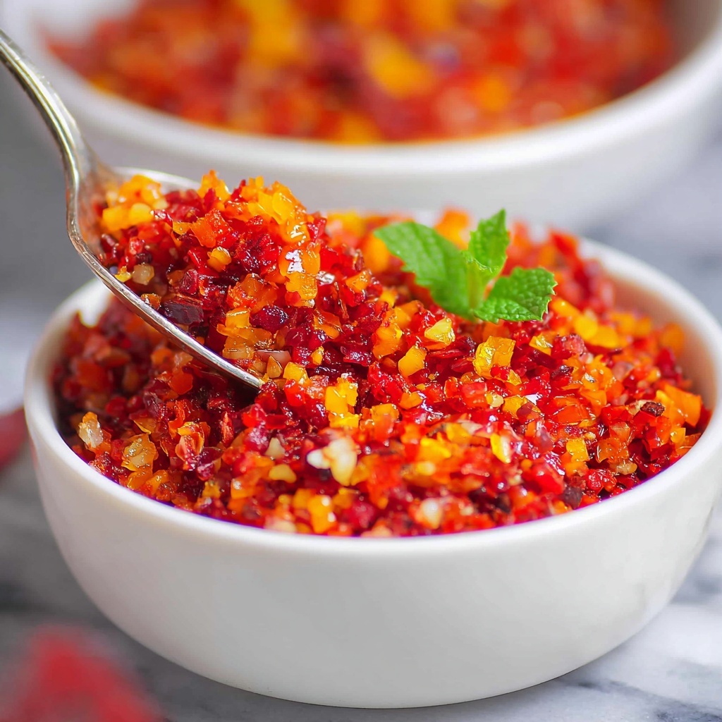 Cranberry Relish with Pear and Orange Recipe - Recipe Image