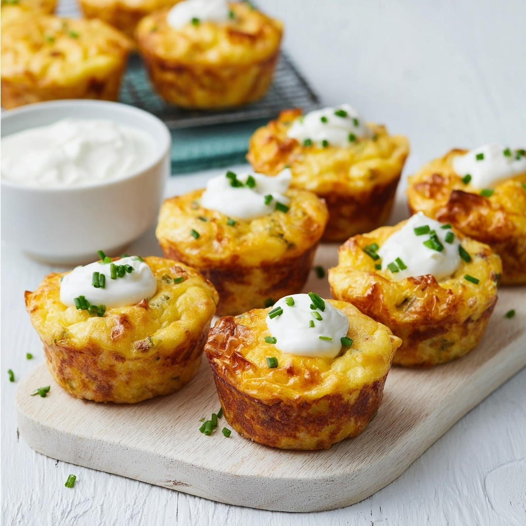 Mashed Potato Puffs with Cheddar, Bacon, and Chives Recipe - Recipe Image