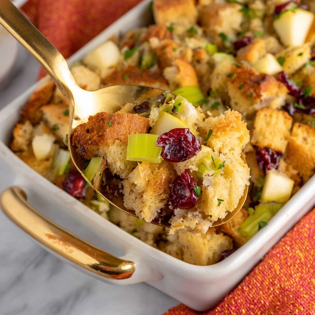 Apple Cranberry Stuffing Recipe - Recipe Image