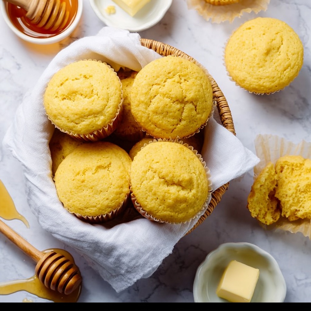 Honey Cornbread Muffins Recipe - Recipe Image